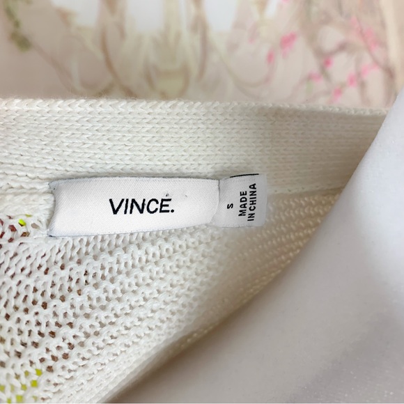 Vince Ivory Cable Knit Cardigan - Picture 9 of 9